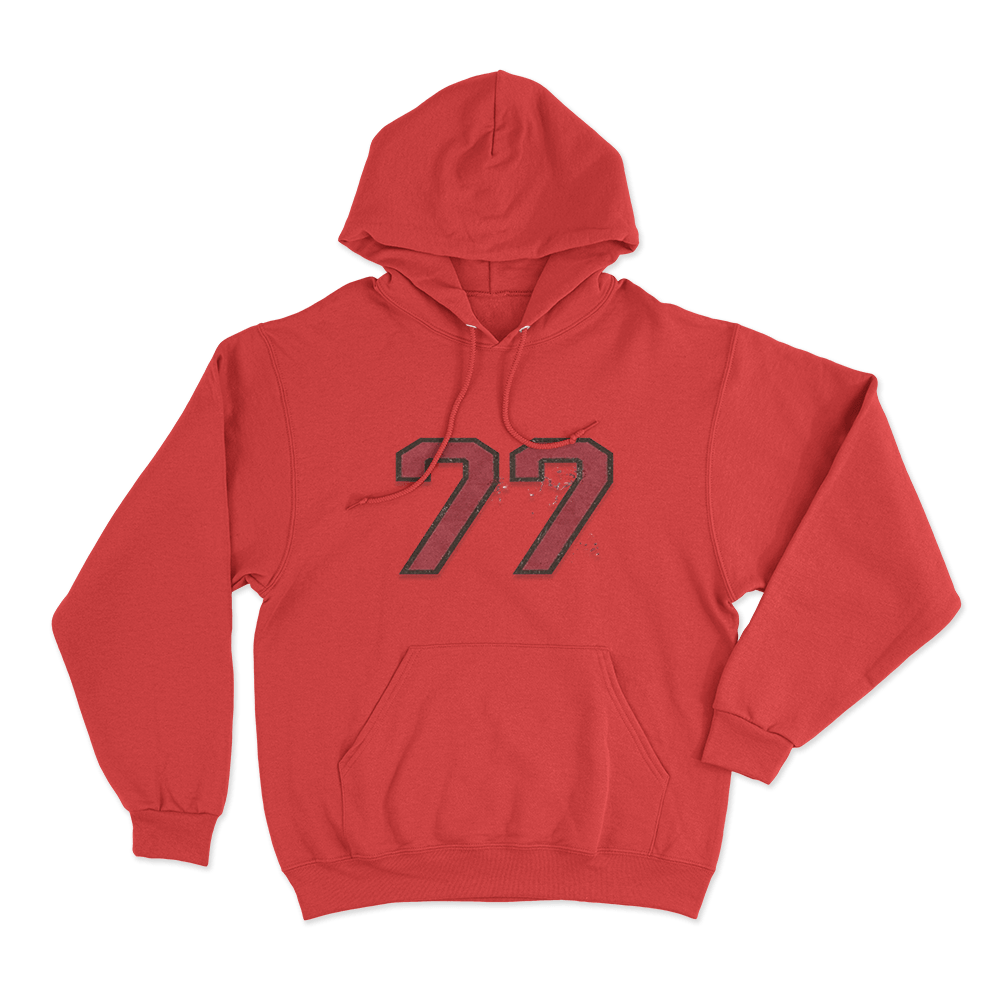 I Barely Know Her 77 Hoodie Red I Barely Know Her 77 Hoodie Red
