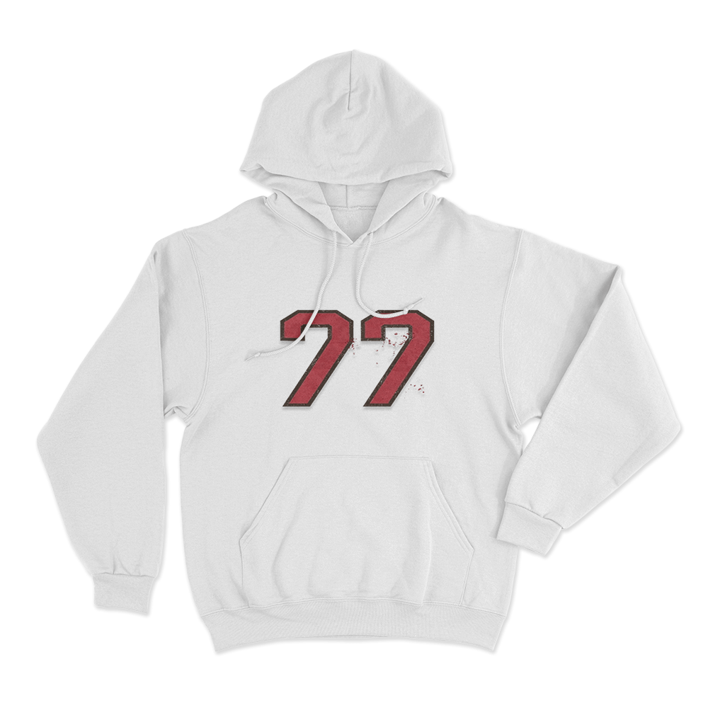 I Barely Know Her 77 Hoodie White I Barely Know Her 77 Hoodie White