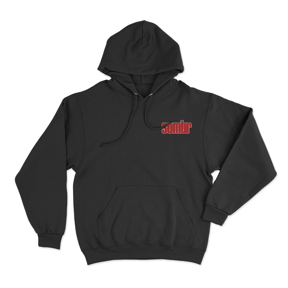 Sombr Logo Hoodie Black Sombr Logo Hoodie Black