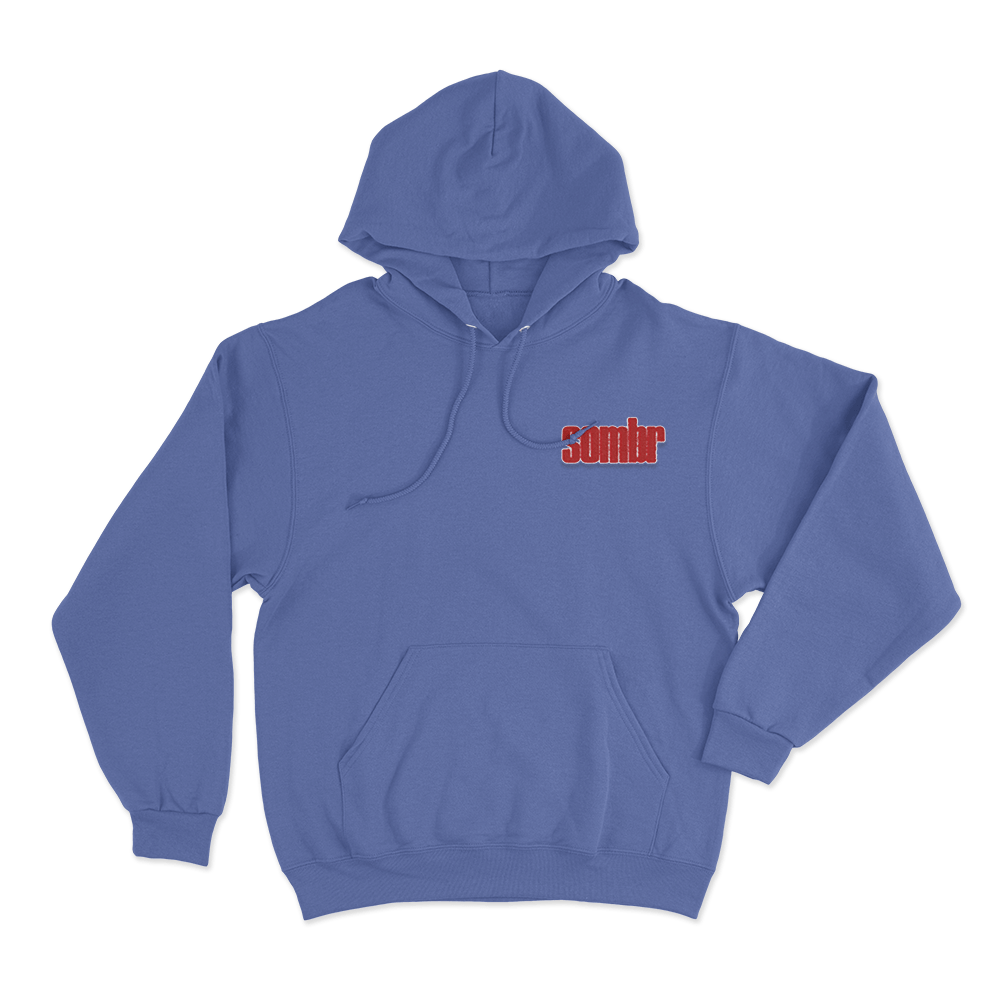 Sombr Logo Hoodie Blue Sombr Logo Hoodie Blue