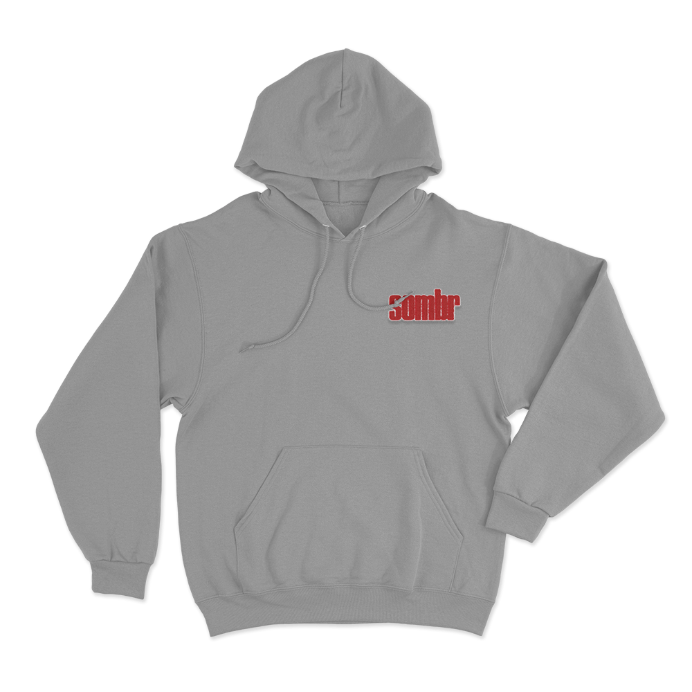 Sombr Logo Hoodie Grey Sombr Logo Hoodie Grey