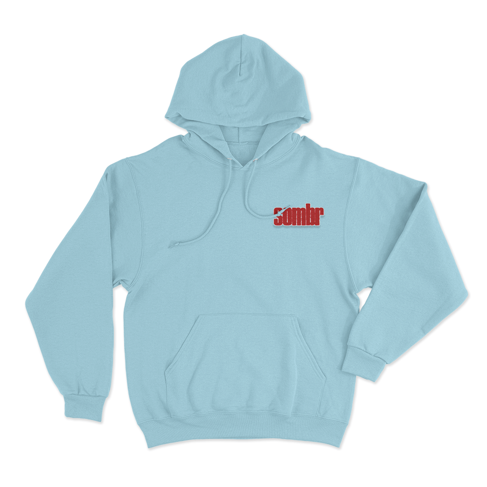 Sombr Logo Hoodie Sky Blue Sombr Logo Hoodie Sky Blue